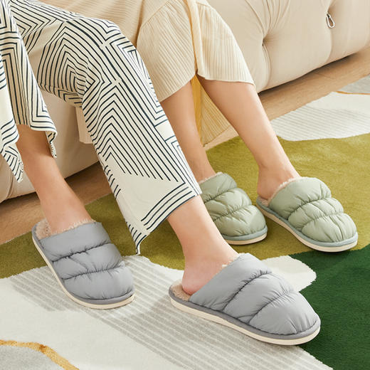 【羽绒棉拖鞋】软乎乎暖烘烘 男女拖鞋  商品图3