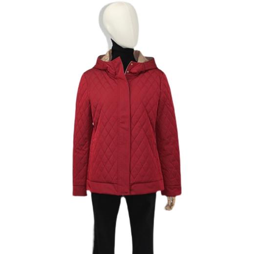 FOCALS福柯斯新款纯色薄棉服短款拉链撞色拼接连帽棉服FYLDE620R1 商品图4