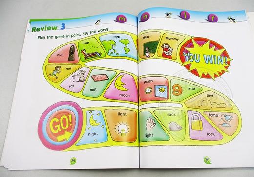 香港朗文少儿英语自然拼读1级别 学生用书含练习册 英文原版 Longman Phonics Fun 英文版进口原版英语书籍 商品图2