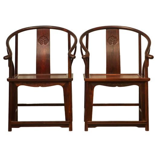 紫檀龙纹圈椅（一对） 商品图4