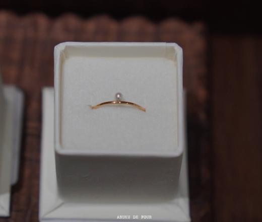 T O I L E  圆形珍珠戒指(Round Pearl Ring R117) 商品图1