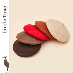 littletime贝雷帽 2021冬季新款多色休闲帽子