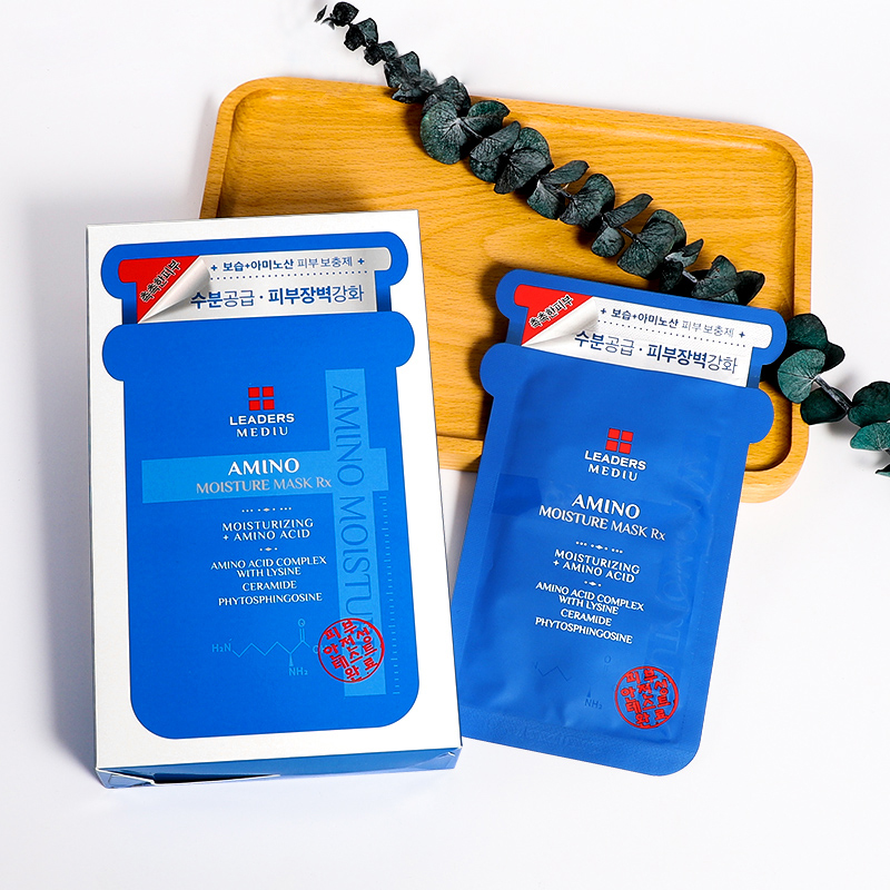 【99任选3盒】LEADERS/丽得姿美蒂优氨基酸面膜女补水保湿细致毛孔10片