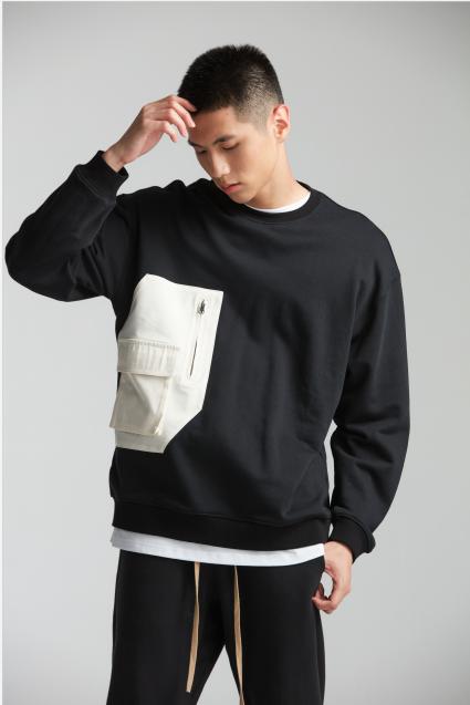 KELME卡尔美秋冬男士运动休闲卫衣针织圆领套头衫TT60341010 商品图5