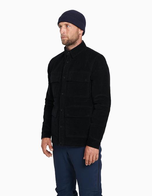 Aztech Mountain - Men Zaugg Quilted Shirt - Space Black - 男装 - 夹克 - 黑色 商品图4