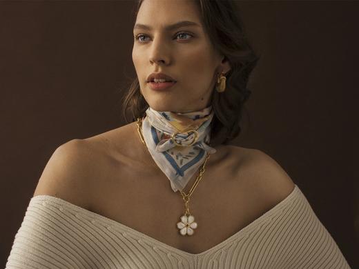 北京仓｜Lizzie Fortunato-Fleur-贝母 项链［美国设计师］ 商品图1