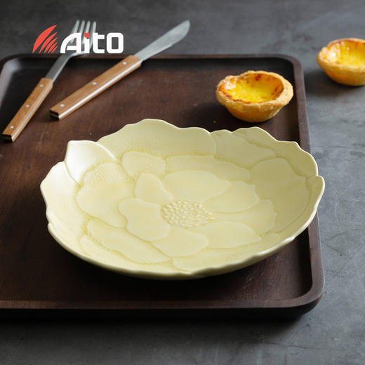 【AITO】日本原产KATACHI花姿形 花瓣皿L花形餐碟 商品图2