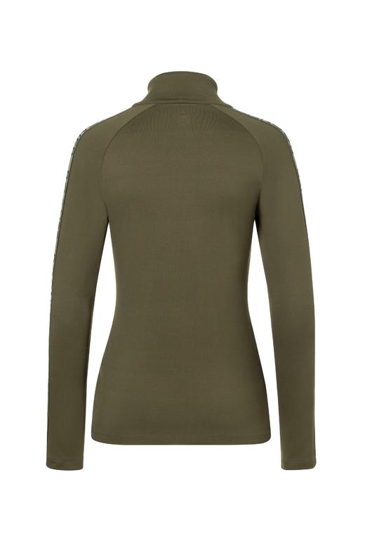 Bogner - Hayden Base Layer with Logo sleeves - Khaki - 女装 - 速干 - 军绿色 商品图1