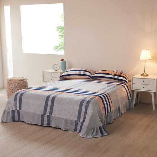 恒源祥 洛洛繁花暖绒四件套HYX130TJ/200*230cm【CZ】 商品图2