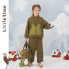 littletime男童套装秋冬装加绒加厚2021新款泰迪绒儿童保暖两件套 商品缩略图1