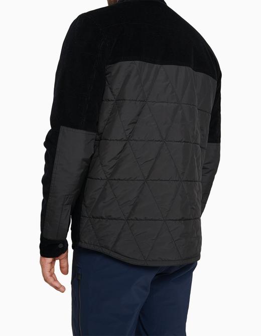 Aztech Mountain - Men Zaugg Quilted Shirt - Space Black - 男装 - 夹克 - 黑色 商品图3