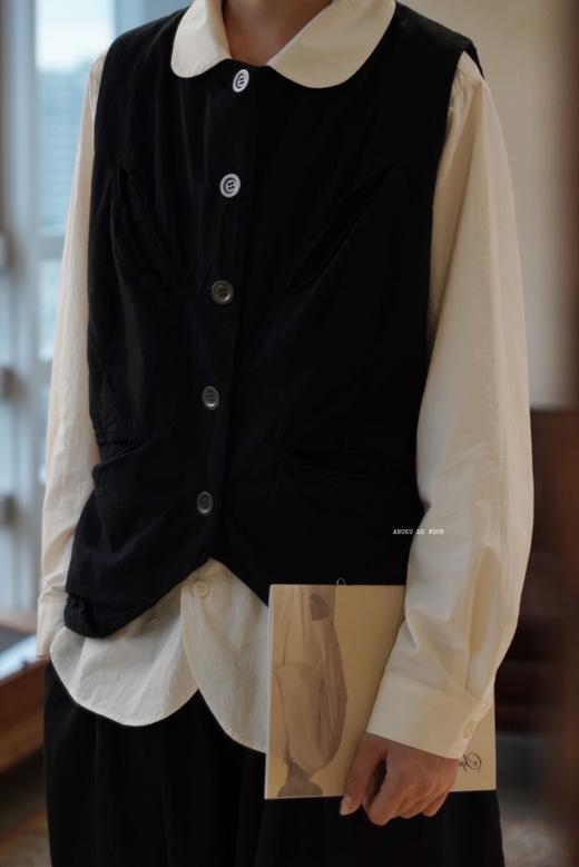 Au garcons炭黑/黑纽扣马甲 商品图6