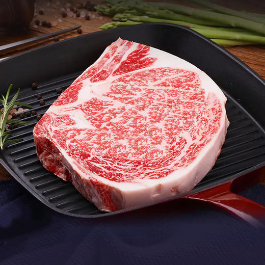 花间肥【4-5片厚切 1.6斤】澳洲和牛M8-M9级大米龙牛排800克  原肉原切 膏脂肥美 原汁原味 可煎可烤 商品图1