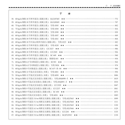 978-7-113-27231-9	铁路道岔转换安装参数手册（上下册）（12开） 商品图4