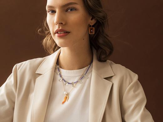 北京仓｜Lizzie Fortunato-Nile-双层 项链［美国设计师］ 商品图0