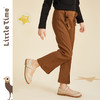 littletime女童开叉喇叭裤秋冬洋气时髦儿童弹力春秋九分休闲裤子 商品缩略图2