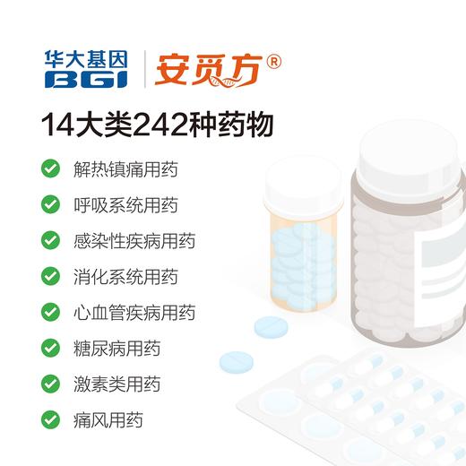 安觅方-成人个体化用药指导基因检测（242种） 商品图1