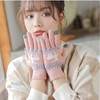 买一送一！【暖心“手”护！美丽不冻手】圣诞麋鹿针织手套，可触屏设计！打游戏玩手机不冻手，修饰手型弹力面料，柔软舒适不易起球，轻易不褪色针织保暖手套，圣诞节送礼优选 商品缩略图4