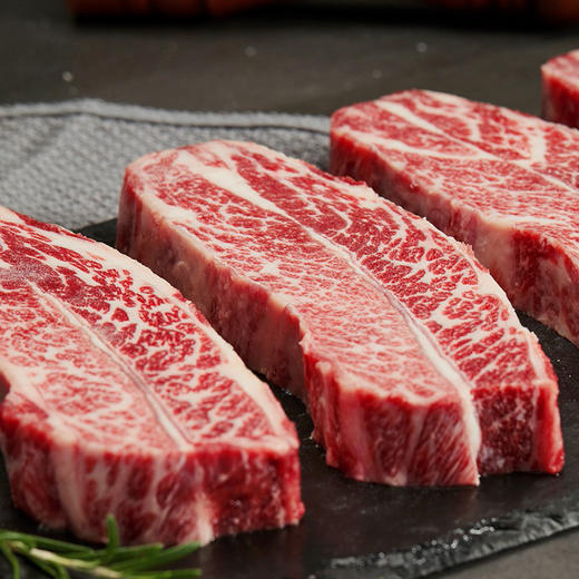 花间肥【2-6片厚切 1斤-2斤装】美国臻选谷饲雪花牛小排500克-1000克    原肉原切 雪花漂亮 可煎可烤 商品图2