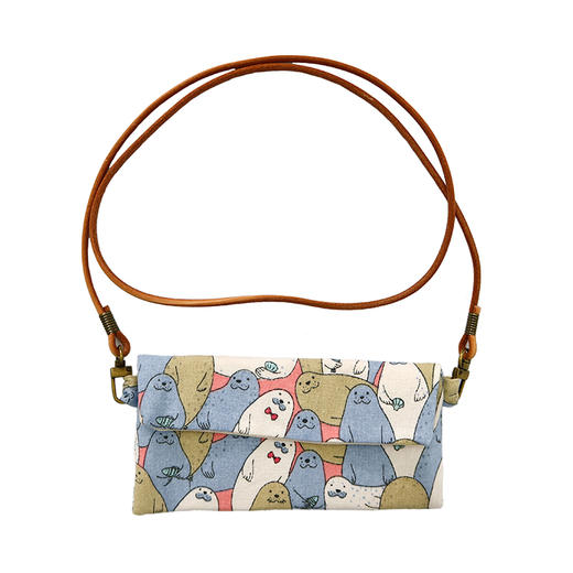 HUJI祤集Comfy斜挎包插画小海豹 商品图1