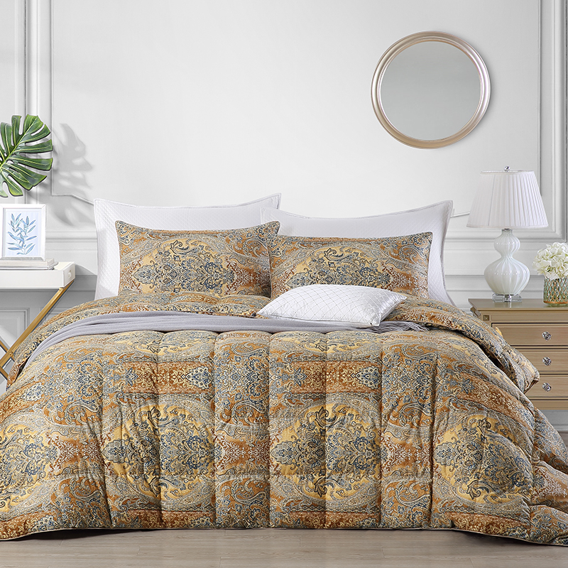 180支全棉可水洗95加拿大进口鹅绒被 斯德哥尔