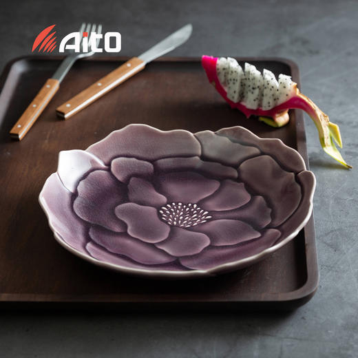 【AITO】日本原产KATACHI花姿形 花瓣皿L花形餐碟 商品图4