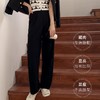 【显瘦显腿长！升级灯芯绒阔腿裤】高垂坠感，挺括有型，轻松拉长腿部比例，时尚百搭，遮肉显瘦，适合各种身材，直筒阔腿裤子 商品缩略图1