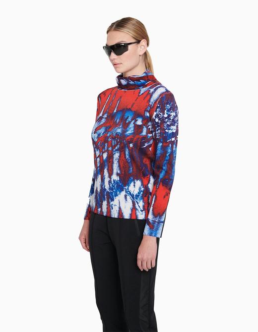 Aztech Mountain - Women Matterhorn Tie Dye Turtleneck - Orange Crush Multi - 女装 - 针织衫 - 橙色 商品图3
