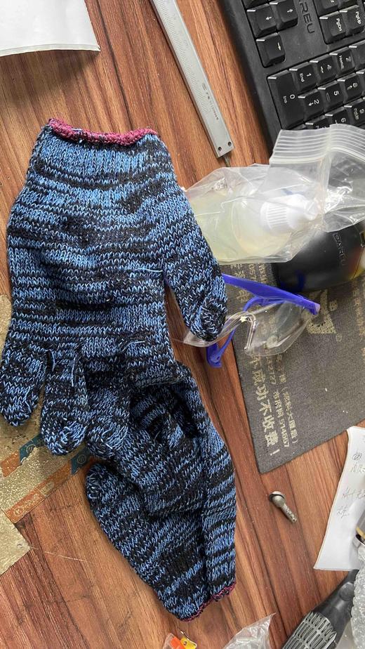 【货号07160】汽油锯电链锯油锯工具包卷尺手套锉刀护目镜 商品图4