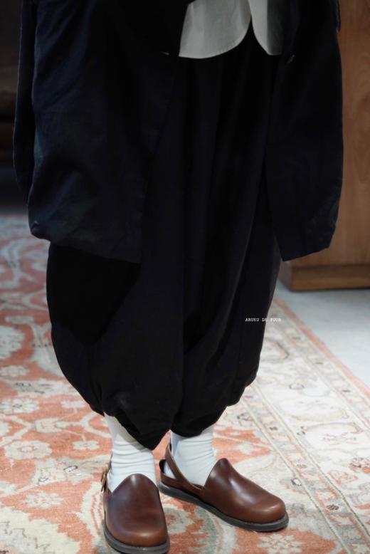 （5折）Au garcons军绿/橘红/黑法式波波裤 商品图5