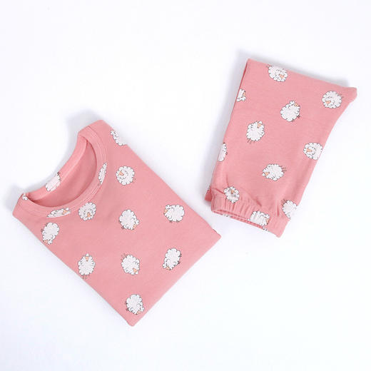 2021纯棉内衣磨毛95棉家居服男童女童秋冬套装（建议拍大1码，偏胖大2码） 商品图3