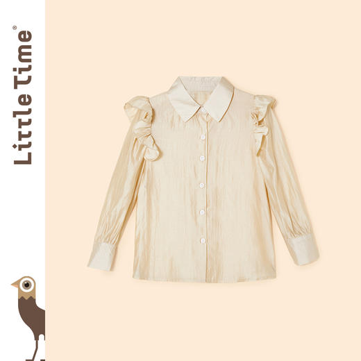 littletime特别亲子装母女秋款高端不一样套装女童西装套裙两件套 商品图1