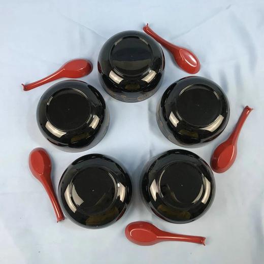 日本漆器树脂餐具套装 5套装 实物见视频 商品图4