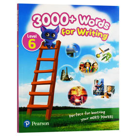香港小学英语写作3000词6级别 朗文英语小学教材 英文原版 3000+ Words For Writing 培生PTE剑桥少儿英语词汇备考书 英文版正版