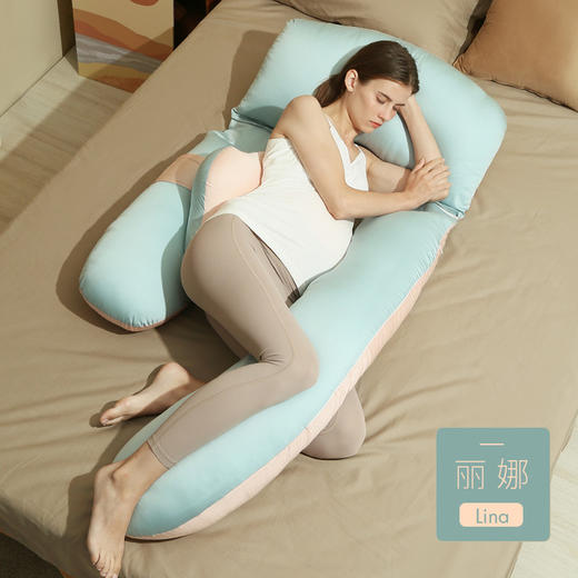 【丝滑触感 提升孕妈睡眠品质】小雅象孕妇枕头护腰侧睡枕侧卧托腹u型抱枕靠枕孕期怀孕睡觉哺乳 商品图6