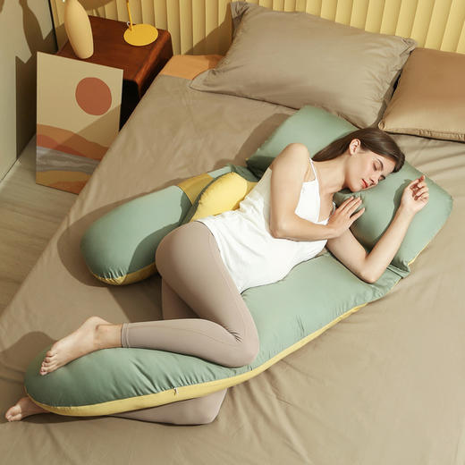 【丝滑触感 提升孕妈睡眠品质】小雅象孕妇枕头护腰侧睡枕侧卧托腹u型抱枕靠枕孕期怀孕睡觉哺乳 商品图1