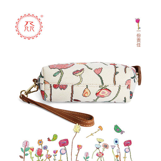 公益爱心『众』品牌 繁星点点系列之钱包 手拿包 A款 女士 化妆包 商品图3