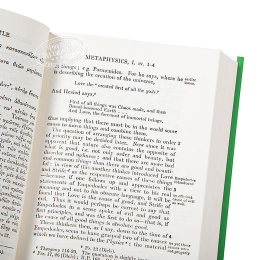 预售 【中商原版】亚里士多德:形而上学，卷一（洛布古典丛书）（原文希英对照版） 英文原版 Metaphysics, Volume I Aristotle 商品图3