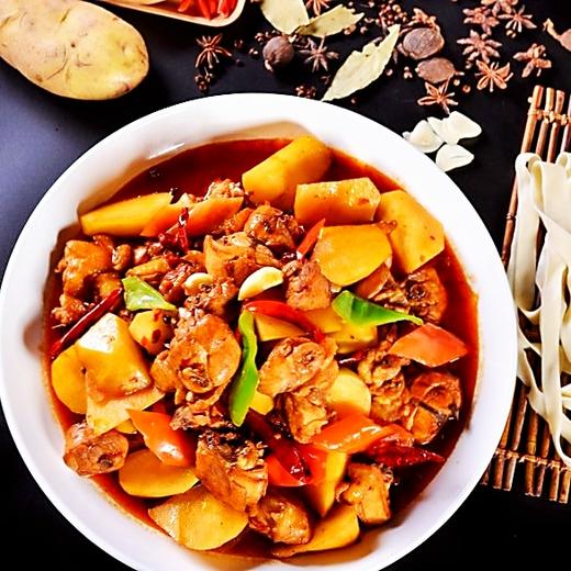 新疆 大盘鸡（加热即食）800g 商品图1