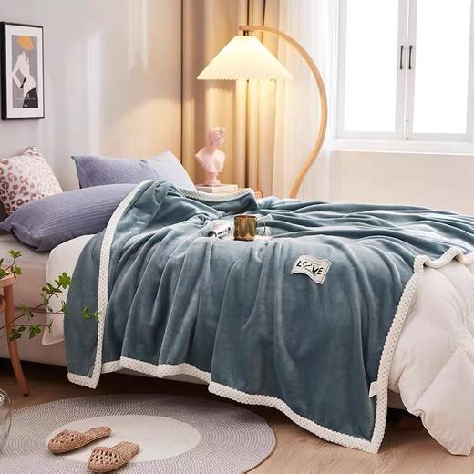 【口碑网红同款】秋冬加厚珊瑚绒牛奶绒毛毯午睡毯 不掉毛 亲肤柔软 多色多尺码可选 商品图1
