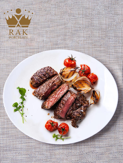 【6F】牛排盘子西餐盘家用网红个性欧式精致餐盘平盘高档北欧陶瓷早餐盘 商品图1