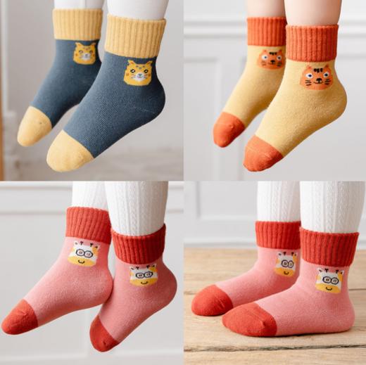 【童袜】秋冬季中筒3-8岁儿童棉袜子 商品图3
