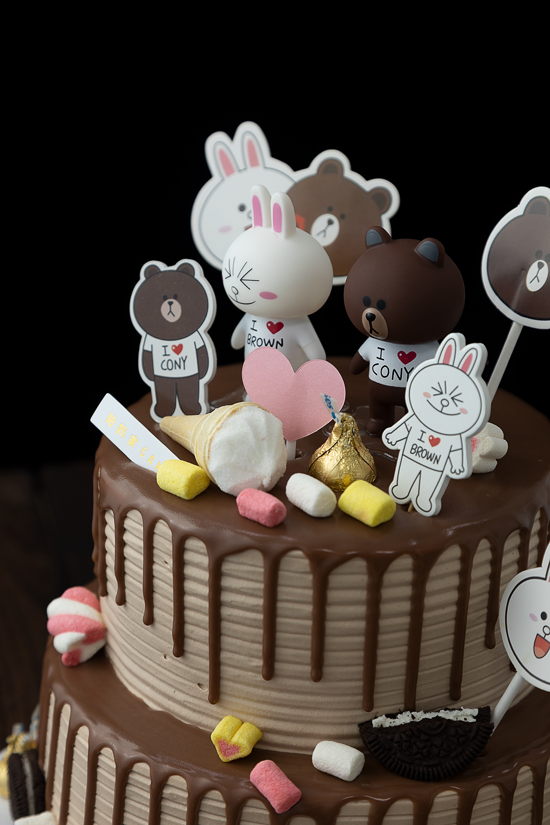 可妮兔和布朗熊蛋糕
