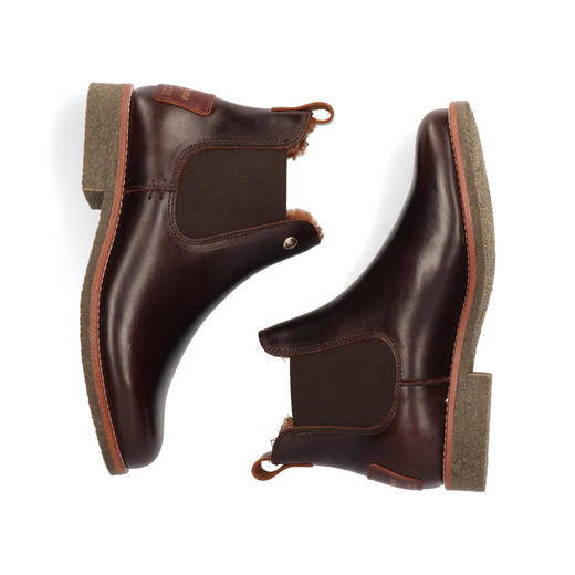 #断码特价39码#西班牙原产羊毛款皮毛一体女士皮靴棕色GLBB1(高品质纯天然羊毛内衬) 商品图3