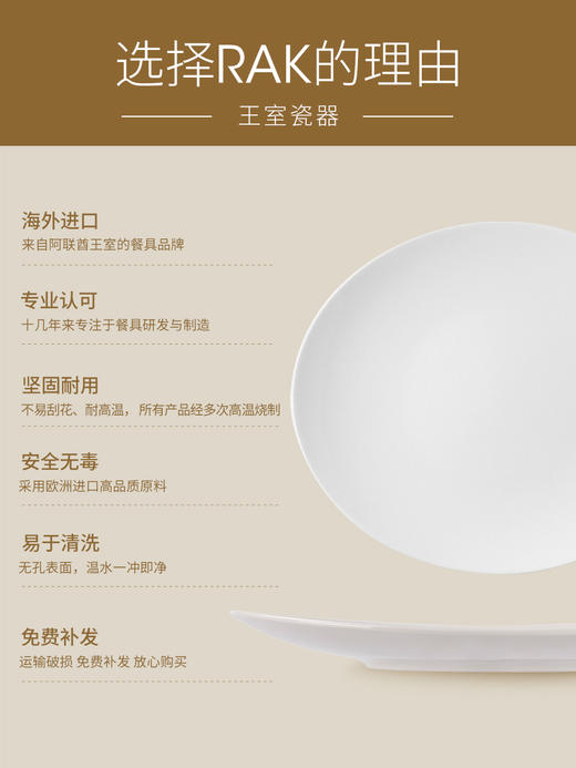 【6F】牛排盘子西餐盘家用网红个性欧式精致餐盘平盘高档北欧陶瓷早餐盘 商品图4