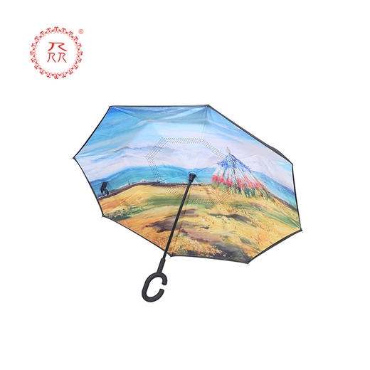 预售：公益爱心『众』品牌 时尚艺术反向伞 商品图2