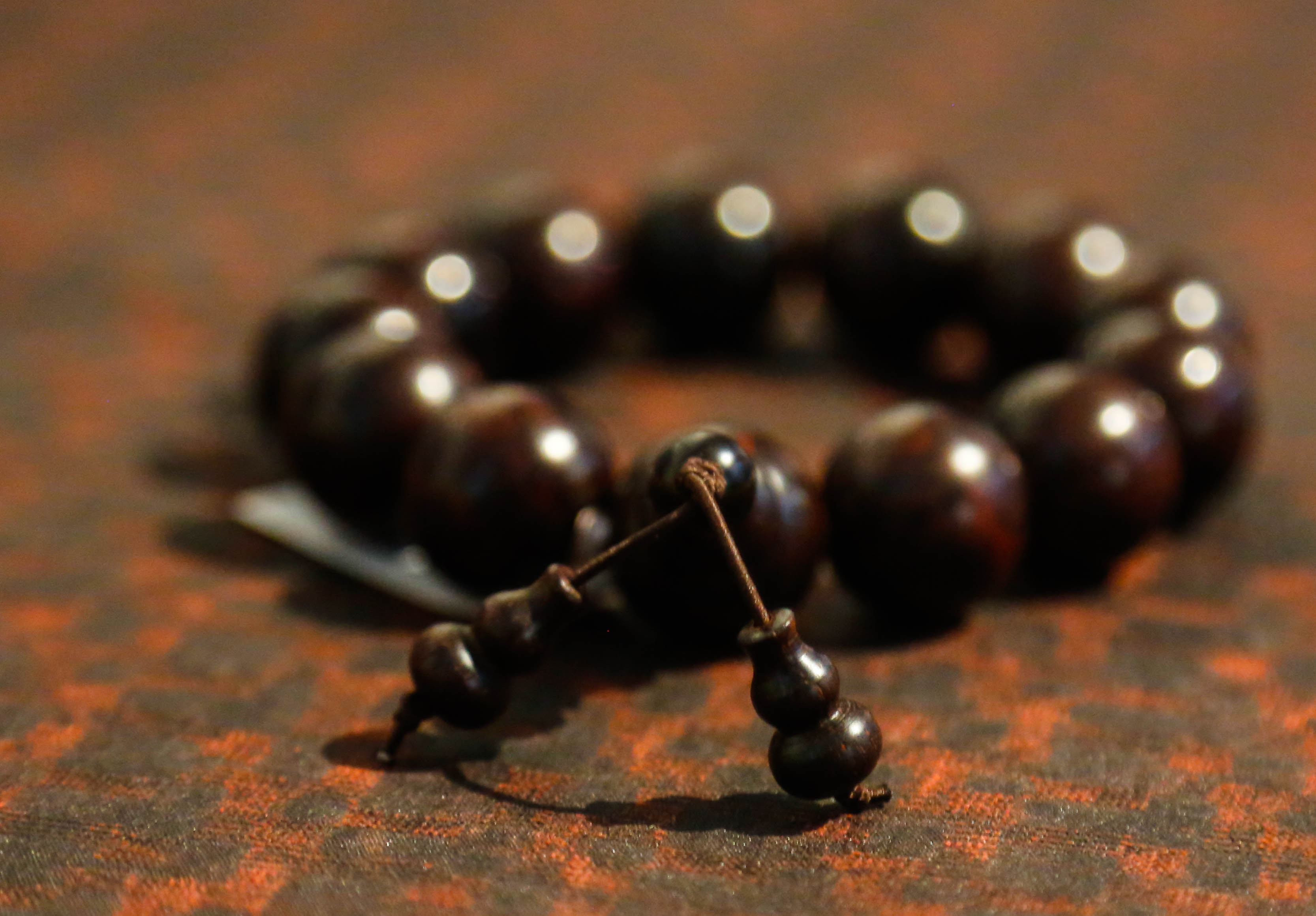 「小叶紫檀」留疤手串 18mm