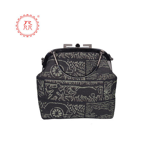 公益爱心『众』品牌 黑土地系列手提斜跨两用包 商品图0