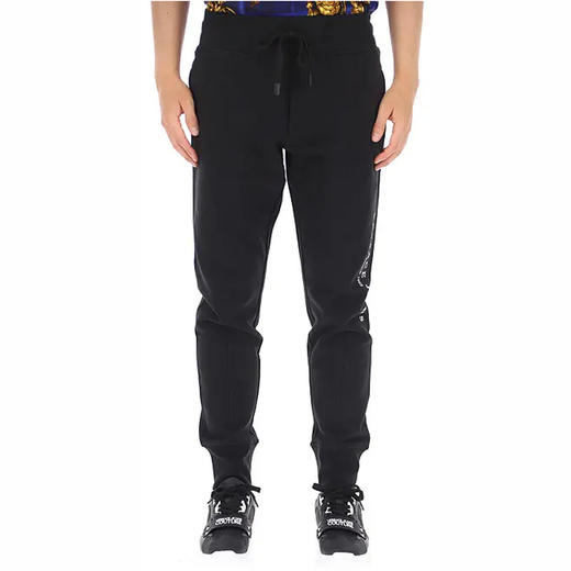 VERSACE JEANS COUTURE 范思哲 男士运动裤 黑色 71GAAP01 CF00P 899 商品图1