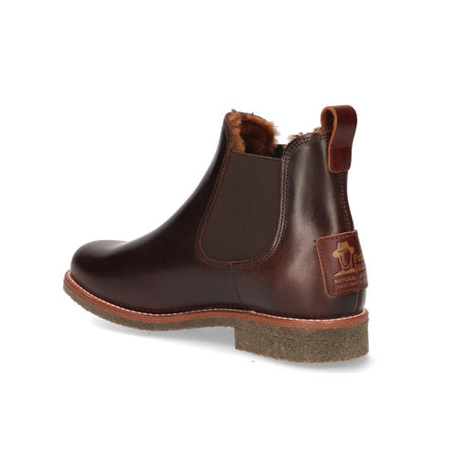 #断码特价39码#西班牙原产羊毛款皮毛一体女士皮靴棕色GLBB1(高品质纯天然羊毛内衬) 商品图2